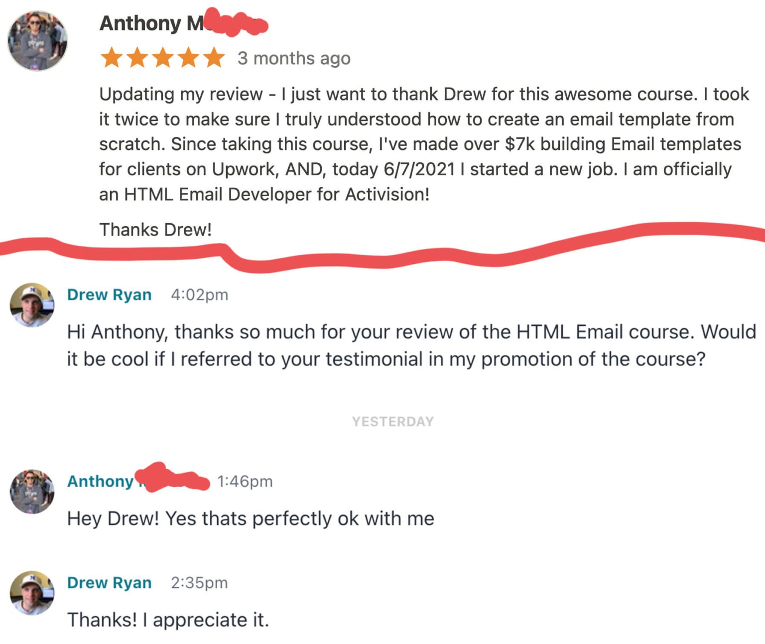 html email role presentation